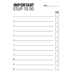 Important Stuff To Do Pads A5 210x148mm 80gsm 50 sheets_2